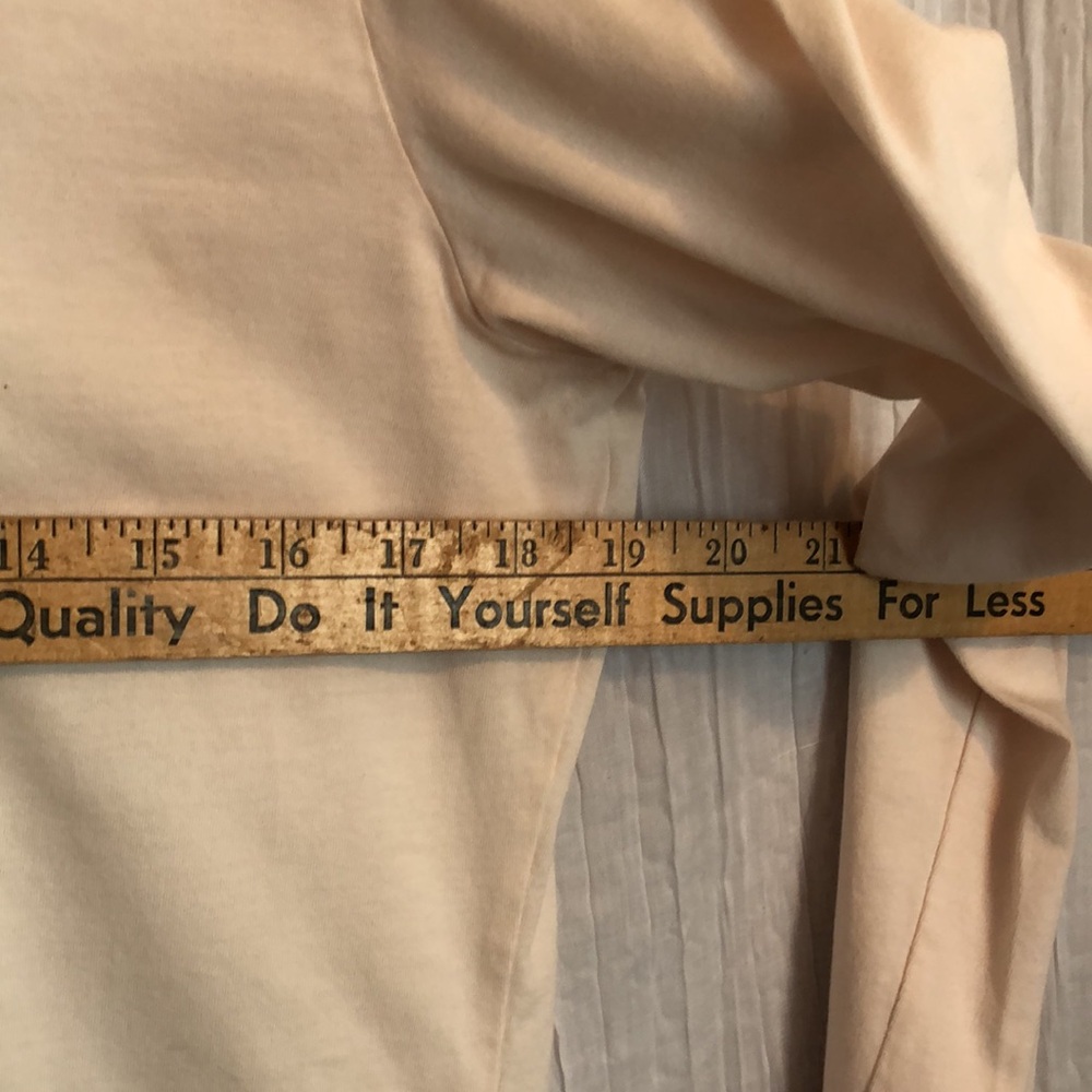 ANN TAYLOR & LOFT mauve cream striped NWT & cream w/beads neck lot 2 casual tops - Picture 15 of 15